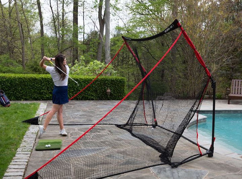 Rukkets SPDR Portable Driving Range Net with Tri-Turf